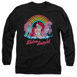 My Little Pony Classic Neon Ponies - Men's Long Sleeve T-Shirt Men's Long Sleeve T-Shirt My Little Pony   