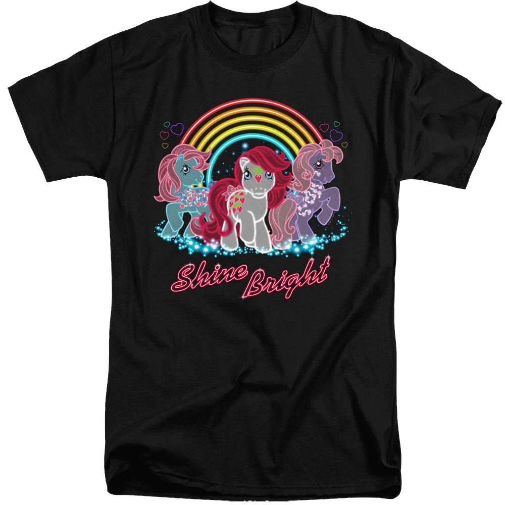 My Little Pony Classic Neon Ponies - Men's Tall Fit T-Shirt Men's Tall Fit T-Shirt My Little Pony   