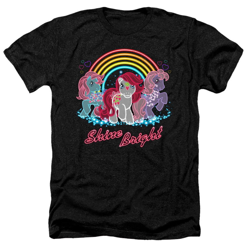 My Little Pony Classic Neon Ponies - Men's Heather T-Shirt Men's Heather T-Shirt My Little Pony   
