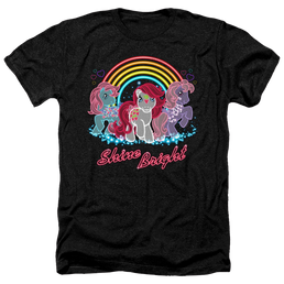 My Little Pony Classic Neon Ponies - Men's Heather T-Shirt Men's Heather T-Shirt My Little Pony   