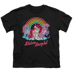 My Little Pony Classic Neon Ponies - Youth T-Shirt Youth T-Shirt (Ages 8-12) My Little Pony   