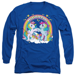 My Little Pony Classic Unicorn Fist Bump - Men's Long Sleeve T-Shirt Men's Long Sleeve T-Shirt My Little Pony   