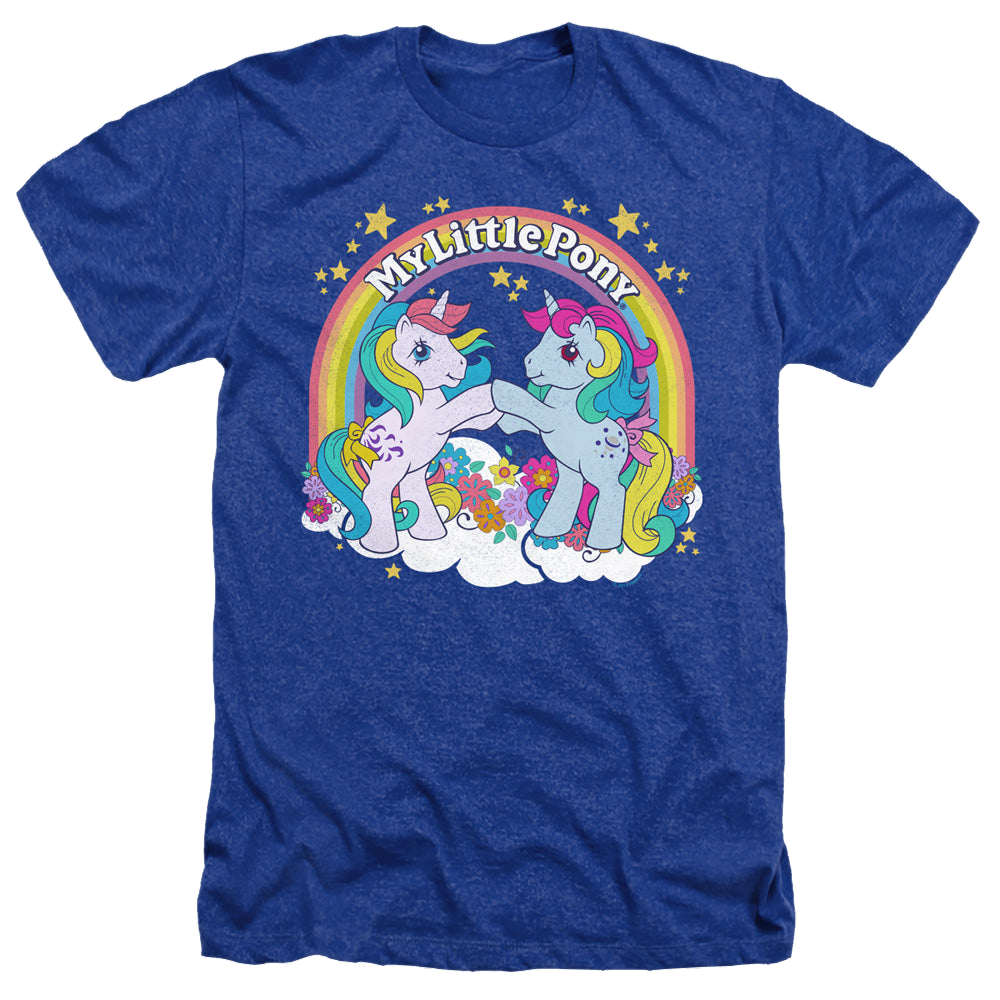 My Little Pony Classic Unicorn Fist Bump - Men's Heather T-Shirt Men's Heather T-Shirt My Little Pony   