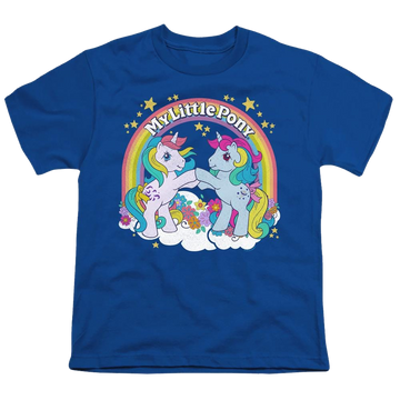 Royal youth t-shirt for ages 8 to 12 with My Little Pony Classic Unicorn Fist Bump graphic
