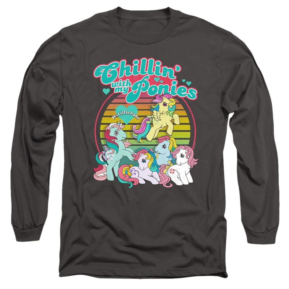 My Little Pony Classic Chillin With My Ponies - Men's Long Sleeve T-Shirt Men's Long Sleeve T-Shirt My Little Pony   