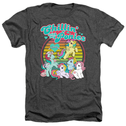 My Little Pony Classic Chillin With My Ponies - Men's Heather T-Shirt Men's Heather T-Shirt My Little Pony   