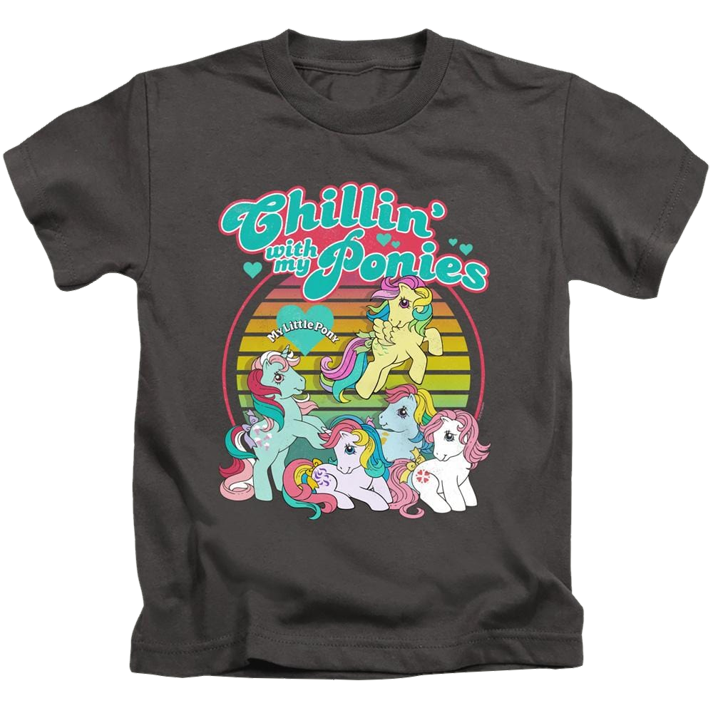 My Little Pony Classic Chillin With My Ponies - Kid's T-Shirt Kid's T-Shirt (Ages 4-7) My Little Pony   