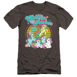 My Little Pony Classic Chillin With My Ponies - Men's Premium Slim Fit T-Shirt Men's Premium Slim Fit T-Shirt My Little Pony   