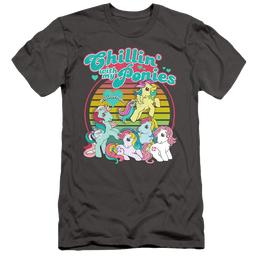 My Little Pony Classic Chillin With My Ponies - Men's Slim Fit T-Shirt Men's Slim Fit T-Shirt My Little Pony   
