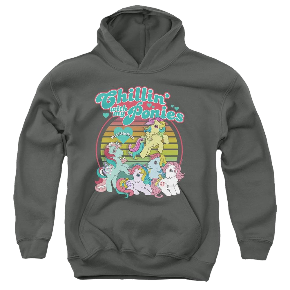My Little Pony Classic Chillin With My Ponies - Youth Hoodie Youth Hoodie (Ages 8-12) My Little Pony   