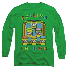 Play-doh Rolling In Doh - Men's Long Sleeve T-Shirt Men's Long Sleeve T-Shirt Monopoly   