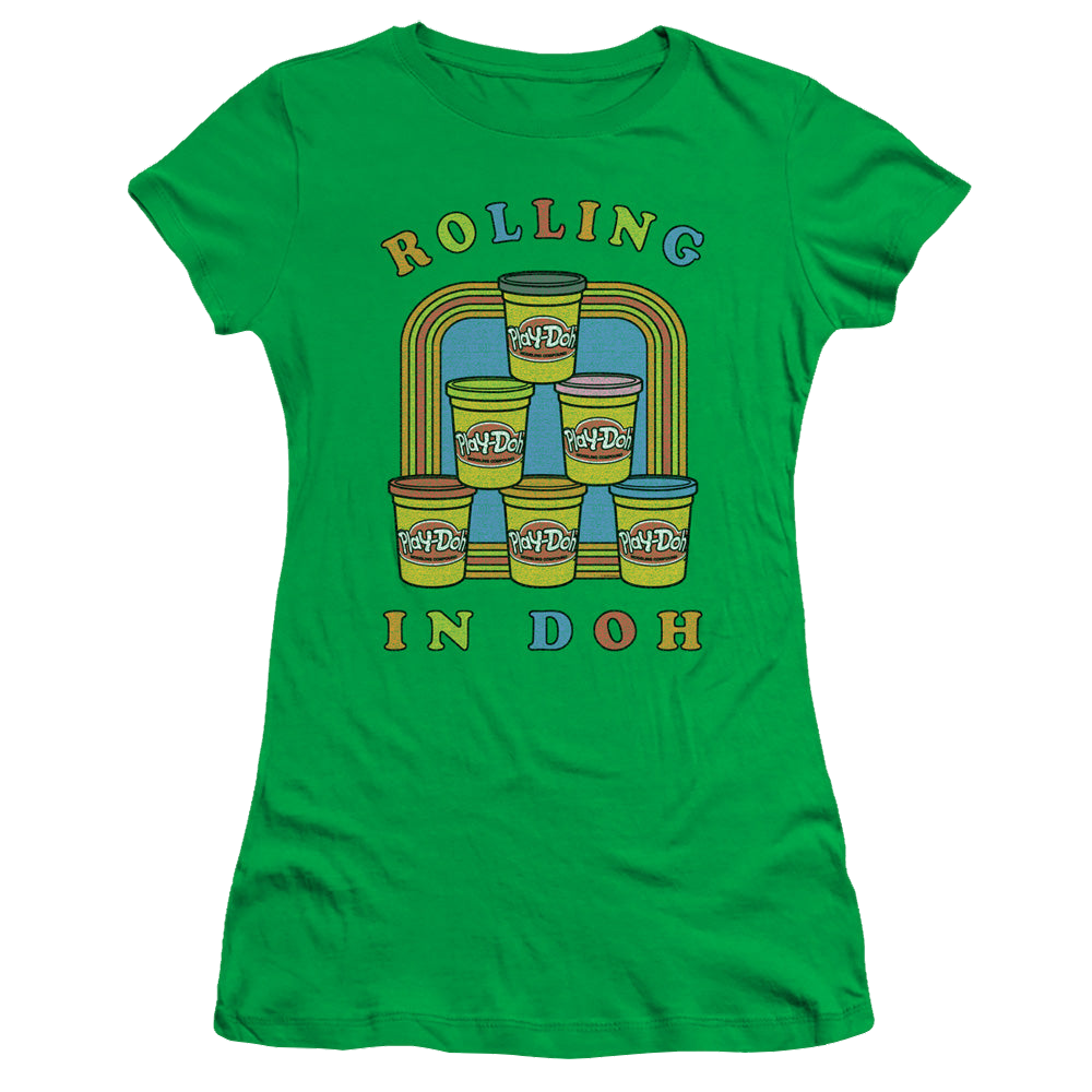 Play-doh Rolling In Doh - Juniors T-Shirt Juniors T-Shirt Monopoly   