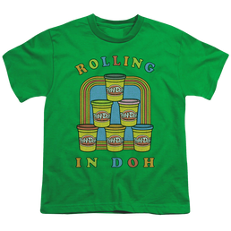 Hasbro Rolling In Doh - Youth T-Shirt Youth T-Shirt (Ages 8-12) Monopoly   