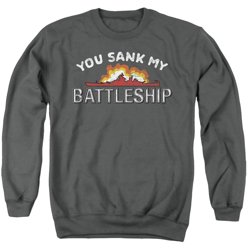 Battleship You Sank My Battleship - Men's Crewneck Sweatshirt Men's Crewneck Sweatshirt Battleship   