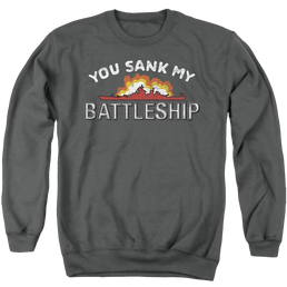 Battleship You Sank My Battleship - Men's Crewneck Sweatshirt Men's Crewneck Sweatshirt Battleship   