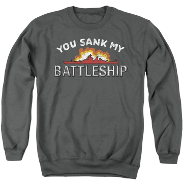 Battleship You Sank My Battleship - Men's Crewneck Sweatshirt Men's Crewneck Sweatshirt Battleship   