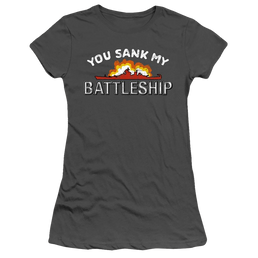 Battleship You Sank My Battleship - Juniors T-Shirt Juniors T-Shirt Battleship   