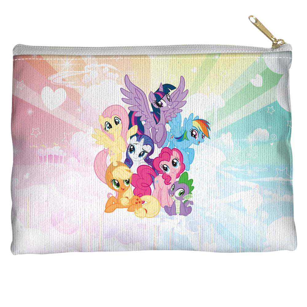 My Little Pony Friendship Is Magic Pony Group - Straight Bottom Accessory Pouch Straight Bottom Accessory Pouches My Little Pony   