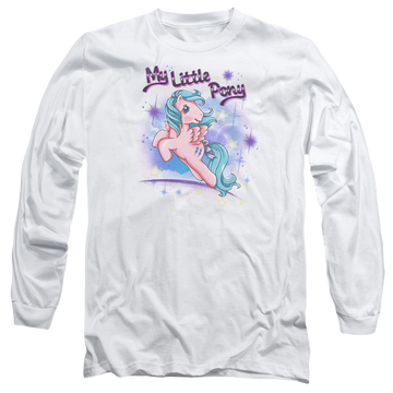 White men's long sleeve t-shirt with My Little Pony Classic Firefly graphic
