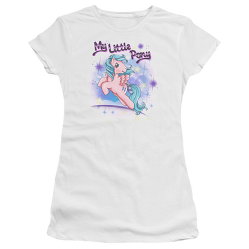 White juniors t-shirt with My Little Pony Classic Firefly graphic
