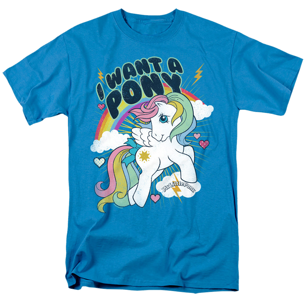 My Little Pony Classic I Want A Pony - Men's Regular Fit T-Shirt Men's Regular Fit T-Shirt My Little Pony   