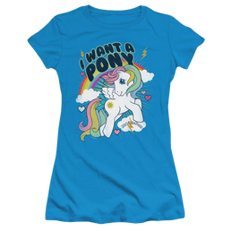 My Little Pony Classic I Want A Pony - Juniors T-Shirt Juniors T-Shirt My Little Pony   