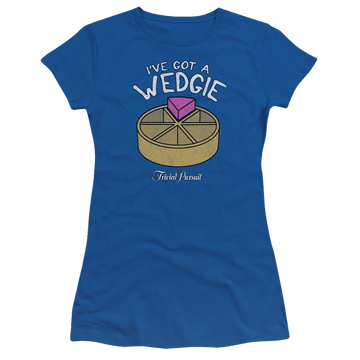 Royal juniors t-shirt with Trivial Pursuit I've Got A Wedgie graphic