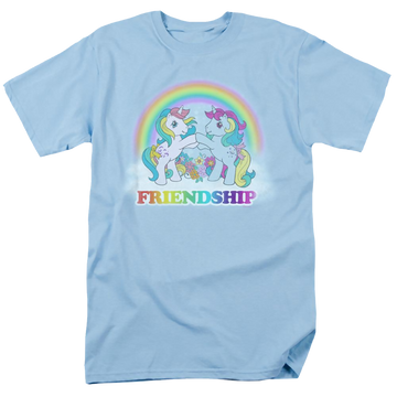 Light blue men's regular fit t-shirt with My Little Pony Classic Friendship graphic