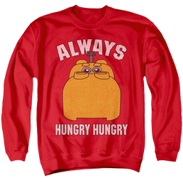 Hungry Hungry Hippos Hungry - Men's Crewneck Sweatshirt Men's Crewneck Sweatshirt Hungry Hungry Hippos   