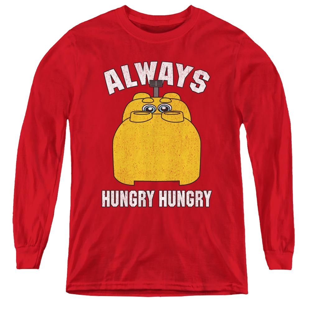 Hungry Hungry Hippos Hungry - Youth Long Sleeve T-Shirt Youth Long Sleeve T-Shirt Hungry Hungry Hippos   