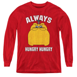 Hungry Hungry Hippos Hungry - Youth Long Sleeve T-Shirt Youth Long Sleeve T-Shirt Hungry Hungry Hippos   