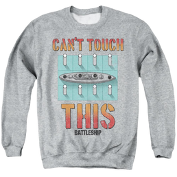Battleship Can't Touch This - Men's Crewneck Sweatshirt Men's Crewneck Sweatshirt Battleship   