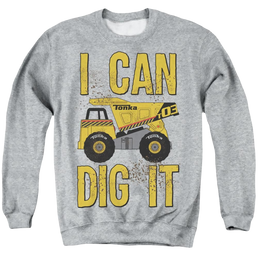 Hasbro Tonka I Can Dig It - Men's Crewneck Sweatshirt Men's Crewneck Sweatshirt Tonka   