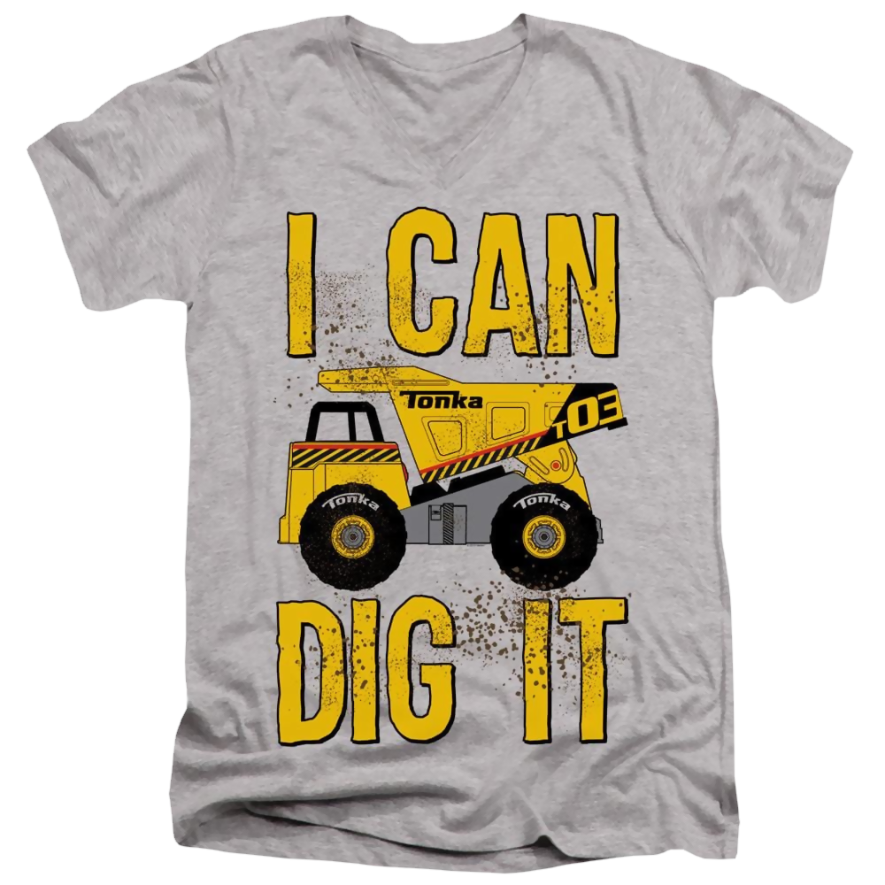 Hasbro Tonka I Can Dig It - Men's V-Neck T-Shirt Men's V-Neck T-Shirt Tonka   