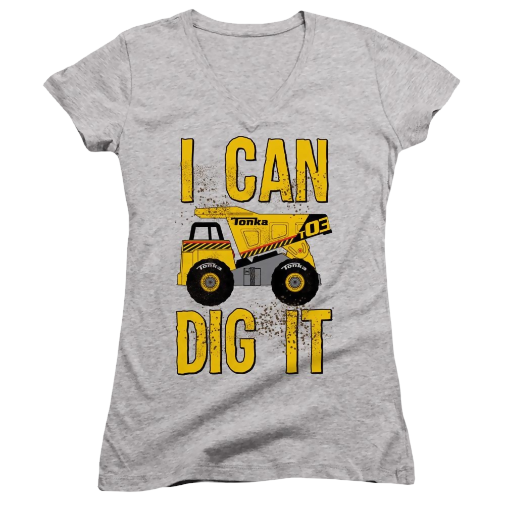 Hasbro Tonka I Can Dig It - Juniors V-Neck T-Shirt Juniors V-Neck T-Shirt Tonka   