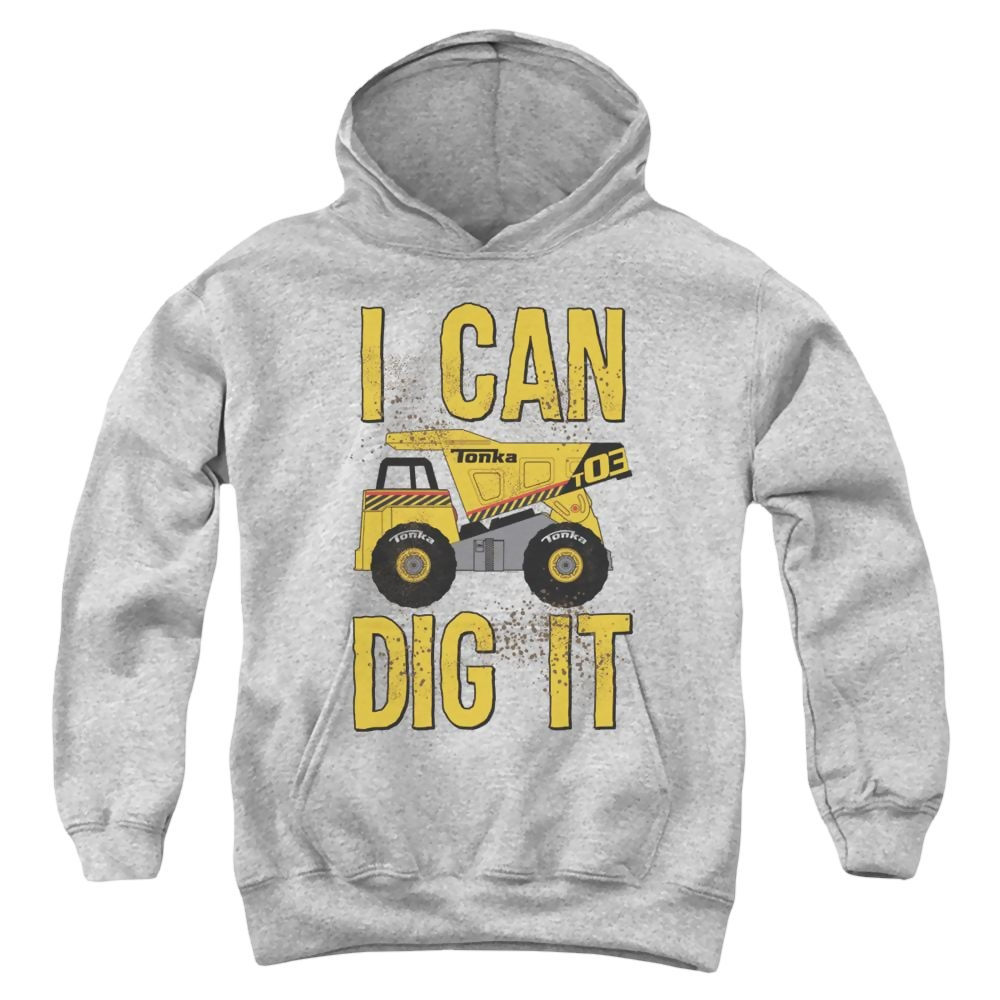 Hasbro Tonka I Can Dig It - Youth Hoodie Youth Hoodie (Ages 8-12) Tonka   
