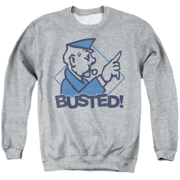 Monopoly Busted - Men's Crewneck Sweatshirt Men's Crewneck Sweatshirt Monopoly   