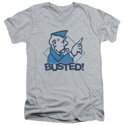 Monopoly Busted - Men's V-Neck T-Shirt Men's V-Neck T-Shirt Monopoly   