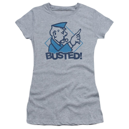 Monopoly Busted - Juniors T-Shirt Juniors T-Shirt Monopoly   