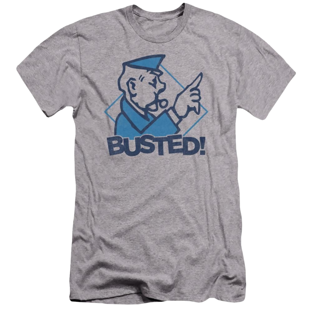 Monopoly Busted - Men's Premium Slim Fit T-Shirt Men's Premium Slim Fit T-Shirt Monopoly   