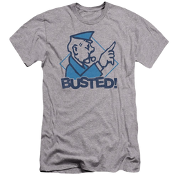 Monopoly Busted - Men's Premium Slim Fit T-Shirt Men's Premium Slim Fit T-Shirt Monopoly   