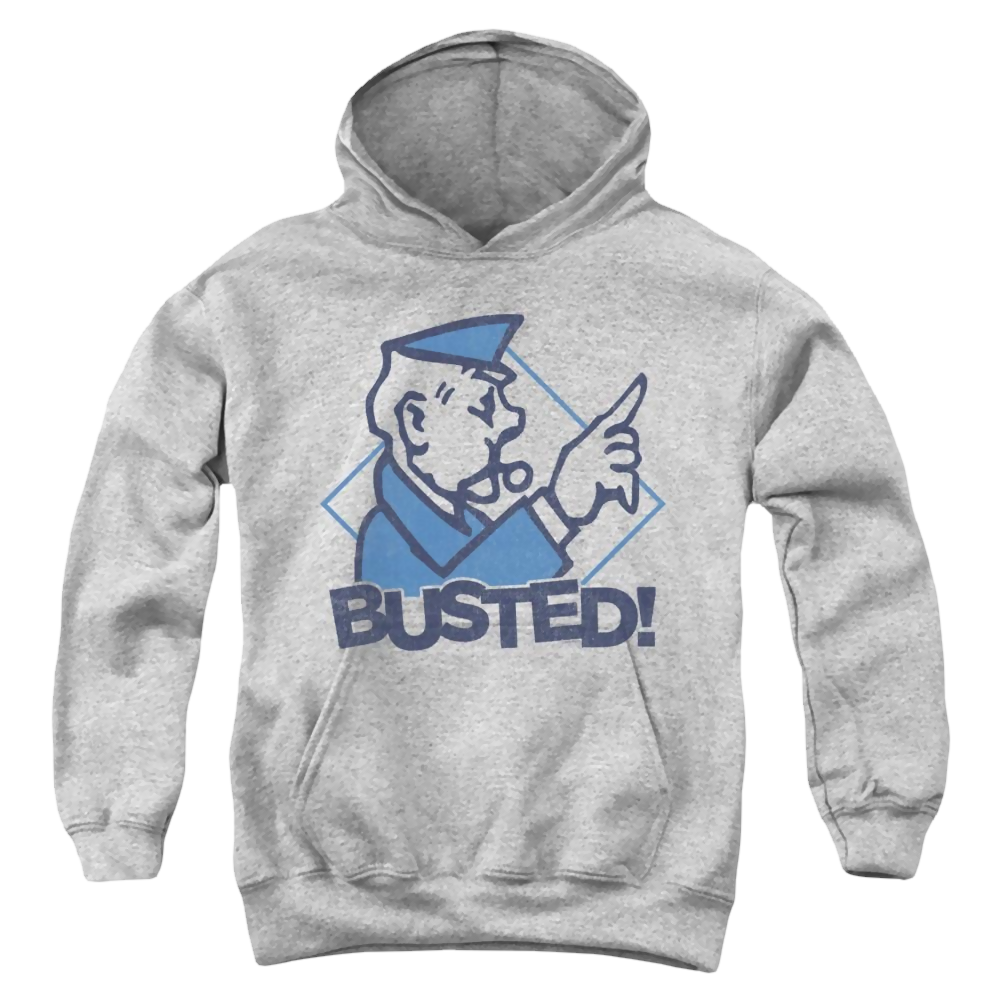 Monopoly Busted - Youth Hoodie Youth Hoodie (Ages 8-12) Monopoly   
