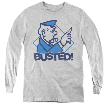 Monopoly Busted - Youth Long Sleeve T-Shirt Youth Long Sleeve T-Shirt Monopoly   