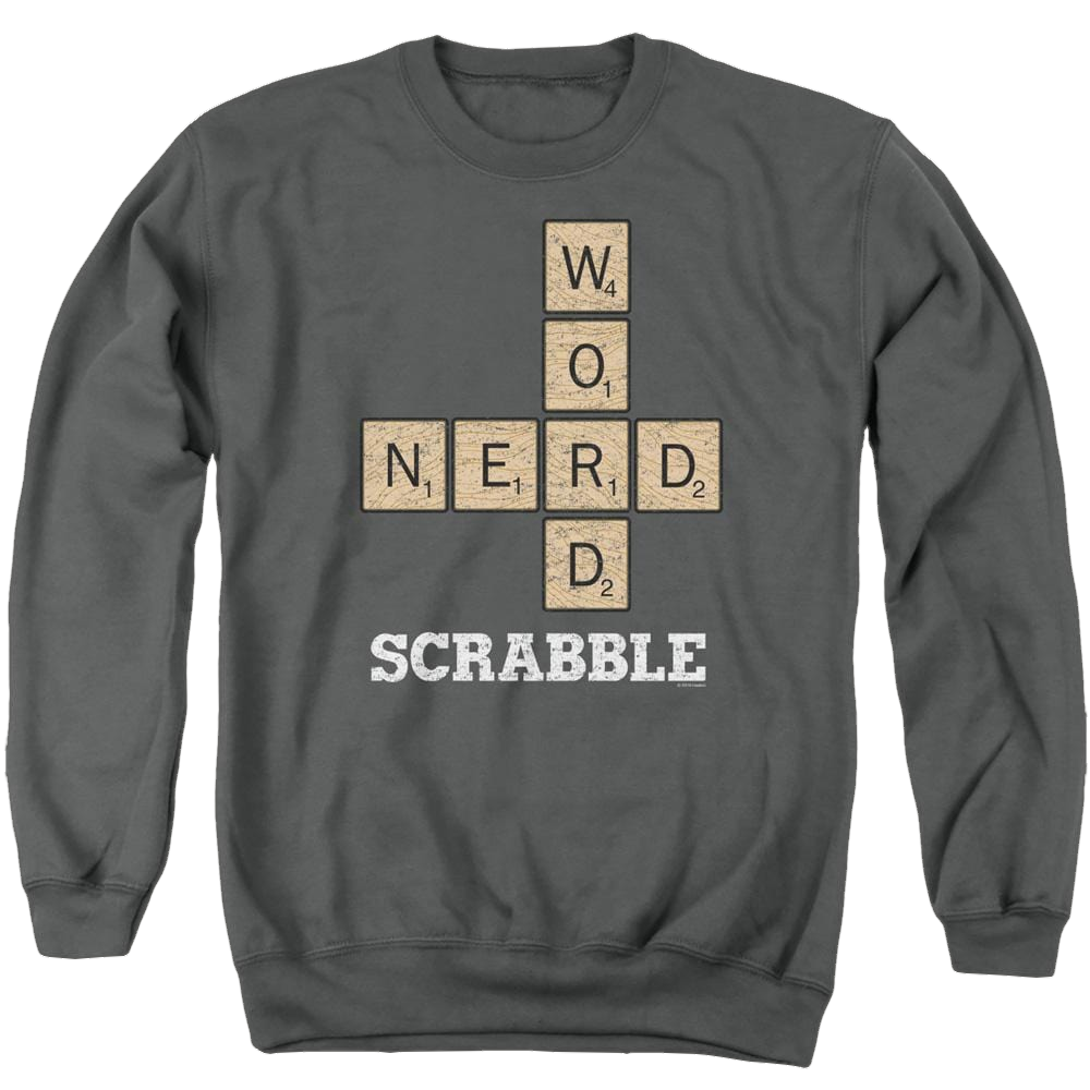 Scrabble Word Nerd - Men's Crewneck Sweatshirt Men's Crewneck Sweatshirt Scrabble   