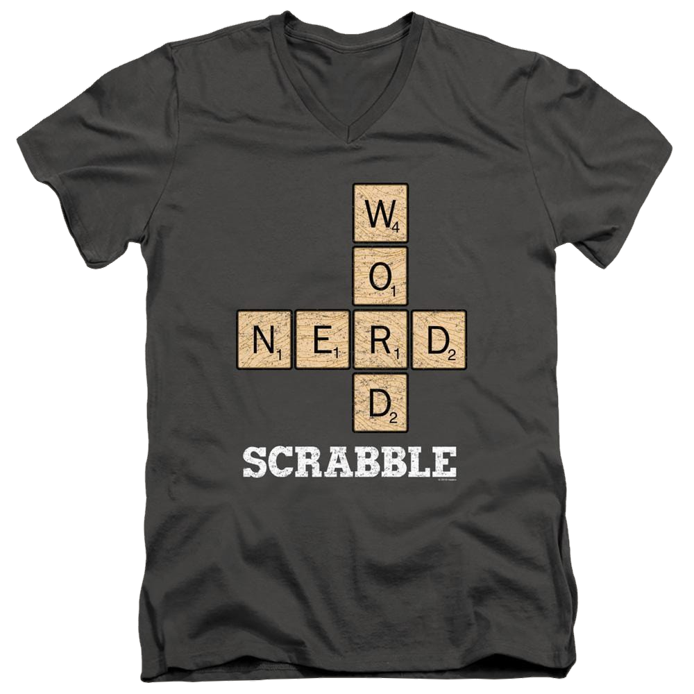 Scrabble Word Nerd - Men's V-Neck T-Shirt Men's V-Neck T-Shirt Scrabble   