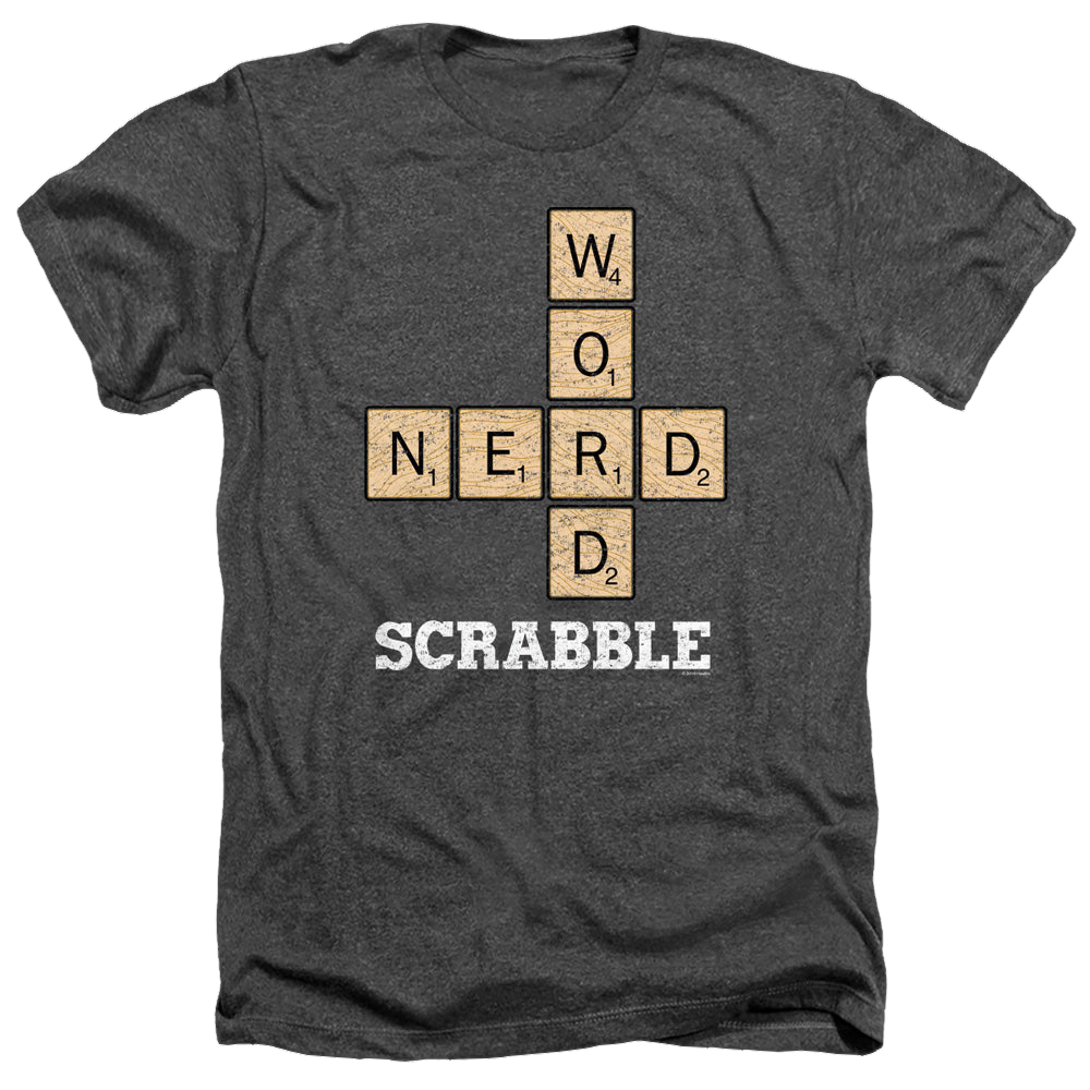 Hasbro Word Nerd - Men's Heather T-Shirt Men's Heather T-Shirt Scrabble   