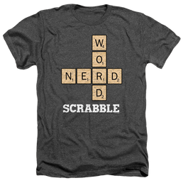 Hasbro Word Nerd - Men's Heather T-Shirt Men's Heather T-Shirt Scrabble   