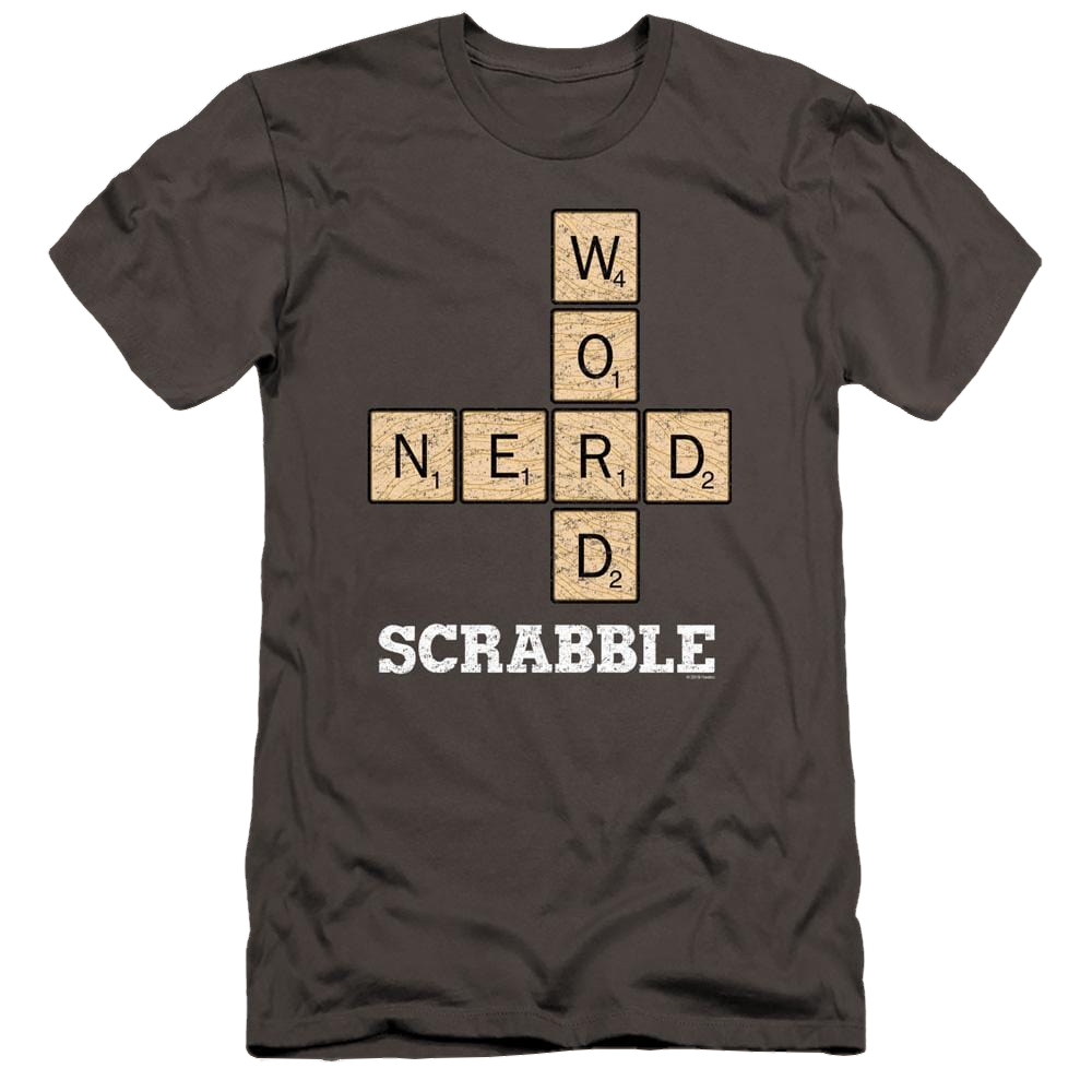 Scrabble Word Nerd - Men's Premium Slim Fit T-Shirt Men's Premium Slim Fit T-Shirt Scrabble   