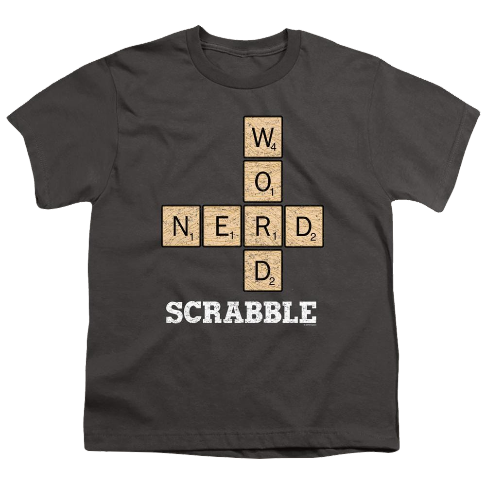 Scrabble Word Nerd - Youth T-Shirt Youth T-Shirt (Ages 8-12) Scrabble   