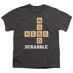 Scrabble Word Nerd - Youth T-Shirt Youth T-Shirt (Ages 8-12) Scrabble   